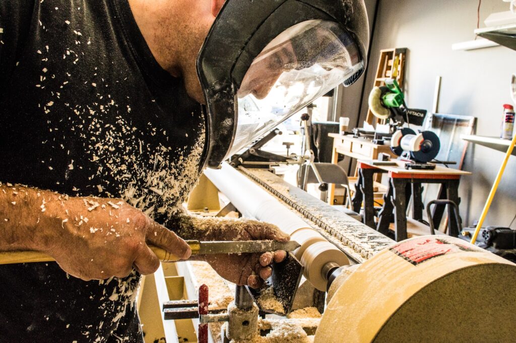 woodworking for everyday people showing carving.